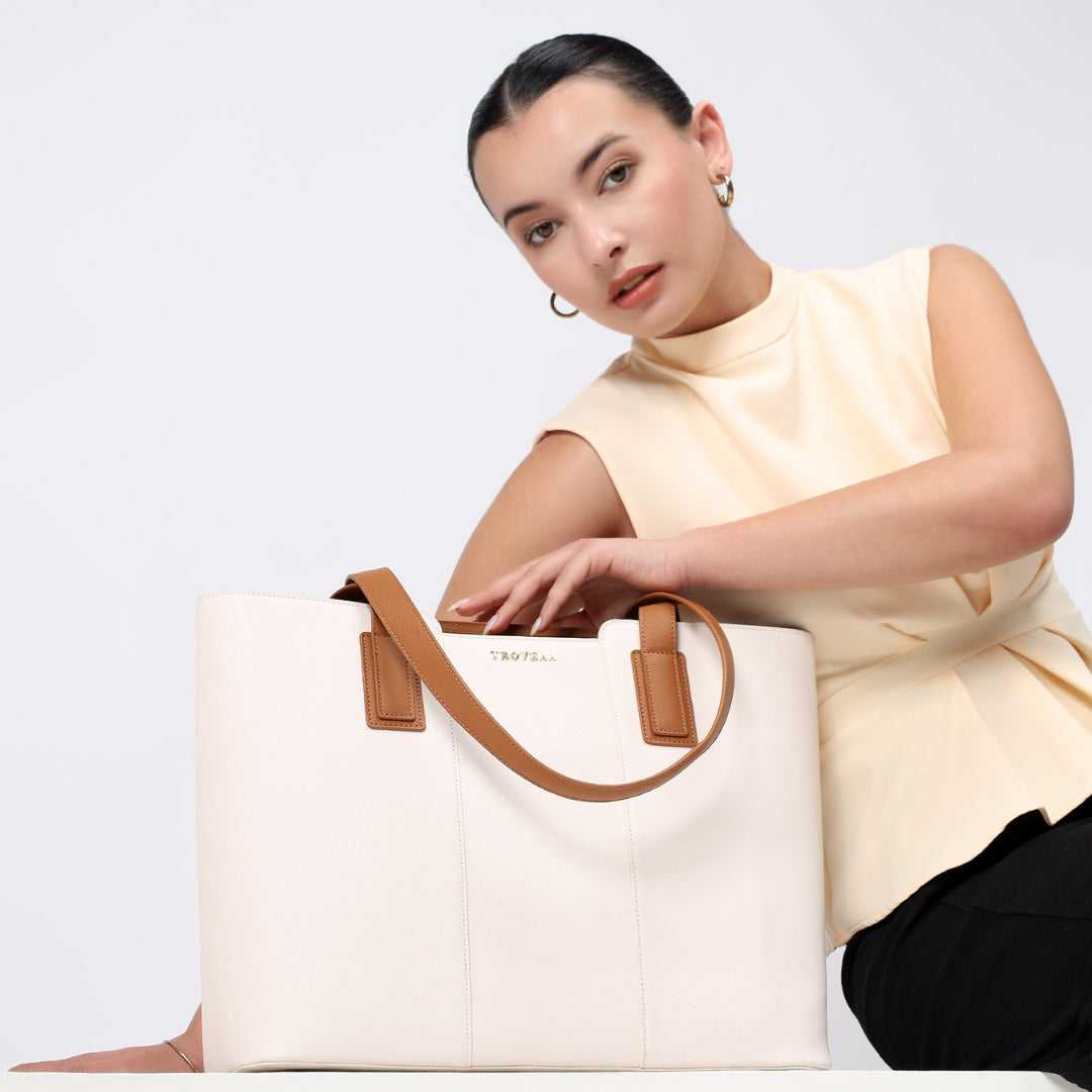 The Priority Tote - Cappuccino